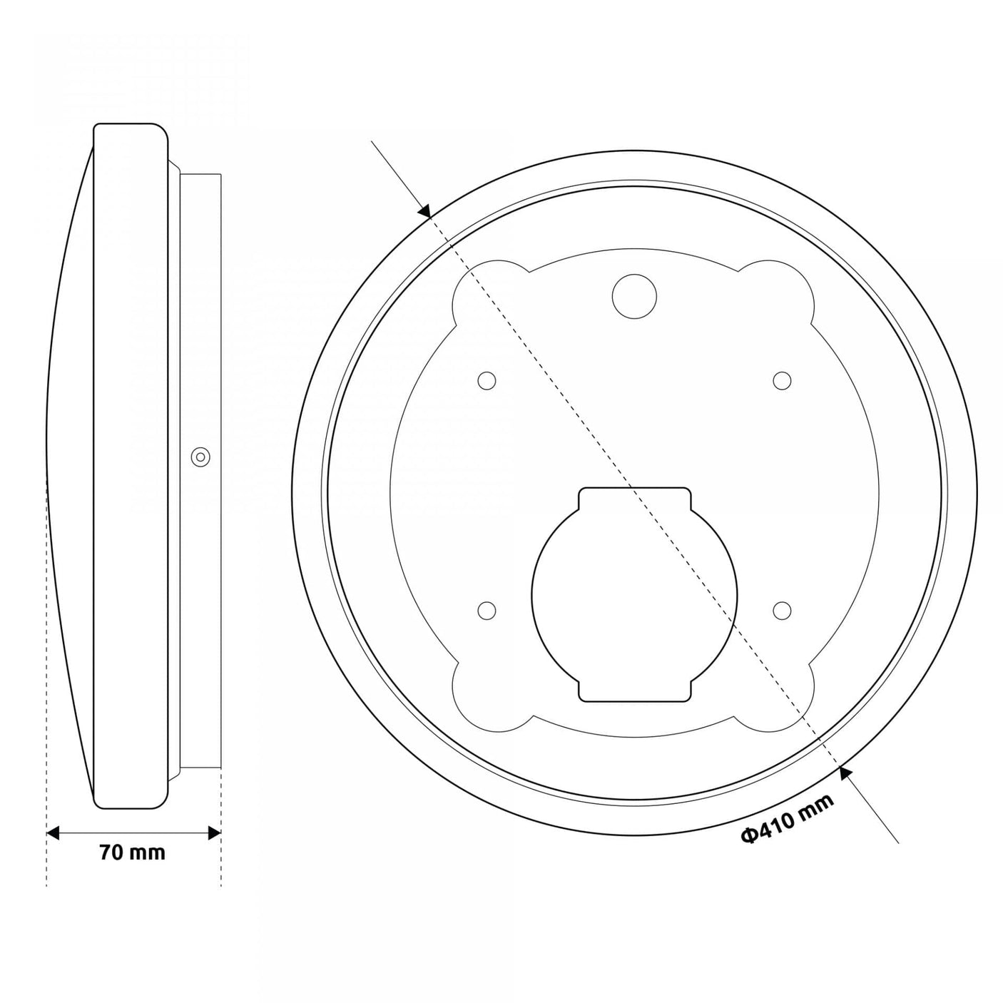 Samus Plafoniera LED Plafoniera LED Samus OSSC-24W-4000K | 24W, LED