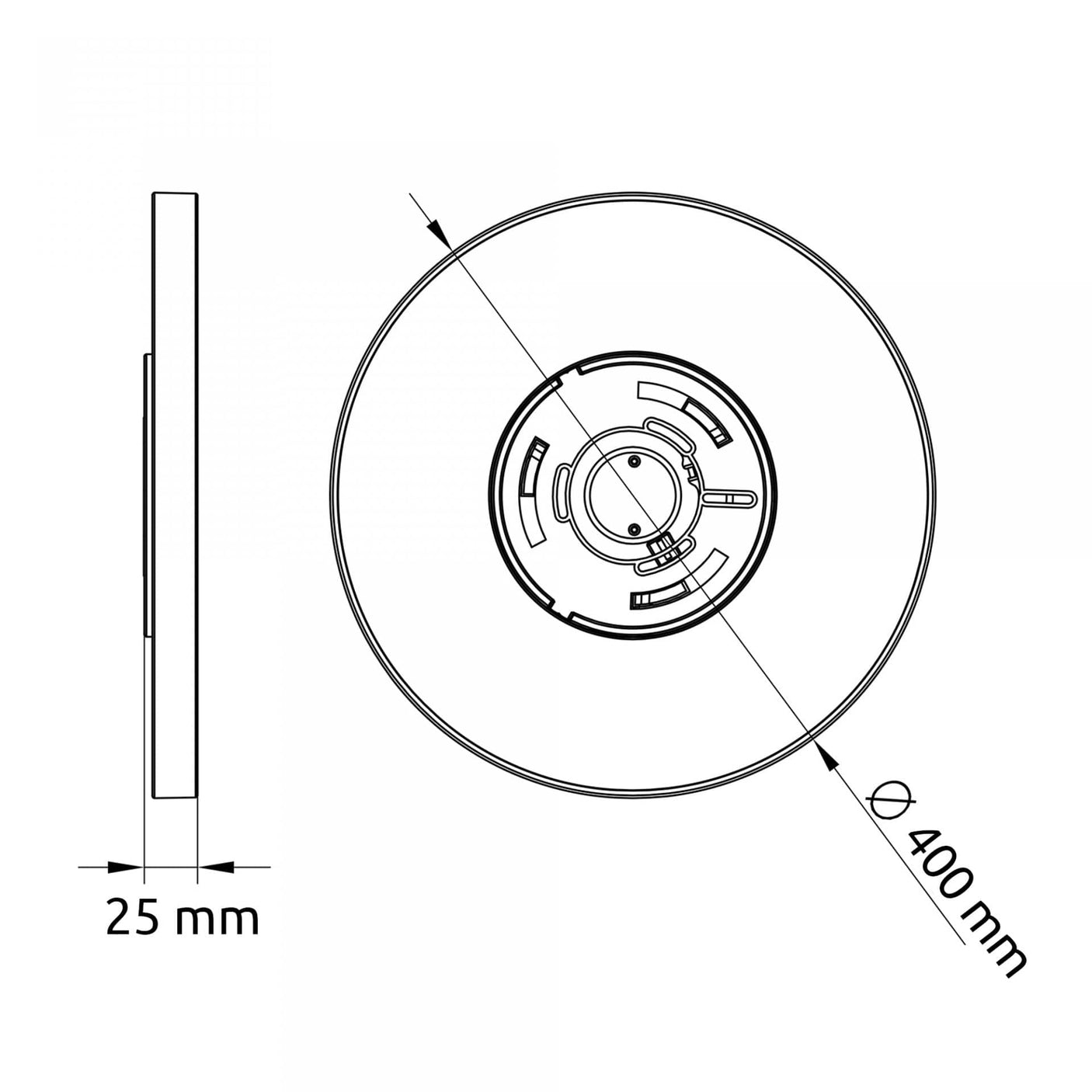 Samus Plafoniera LED Plafoniera LED Samus SLP400-4320LM-36W-3000/4000/6500K | 36W, LED