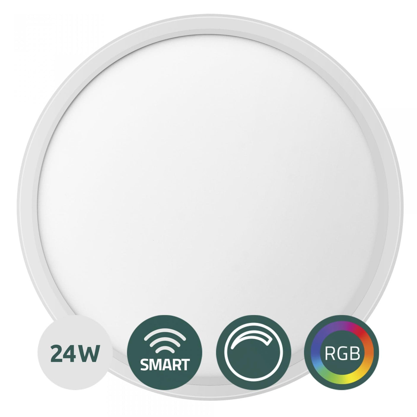 Samus Plafoniera LED Plafoniera LED Samus SLP420-2880LM-24W-3000/4000/6500K+RGB+DIMMER | 24W, Smart, LED