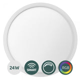 Samus Plafoniera LED Plafoniera LED Samus SLP420-2880LM-24W-3000/4000/6500K+RGB+DIMMER | 24W, Smart, LED