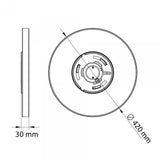 Samus Plafoniera LED Plafoniera LED Samus SLP420-2880LM-24W-4000K+DIMMER | 24W, Alb, LED