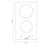 Samus Plita electrica Plită Electrică Samus PSI-32BMG6 | 3500W, 30cm, Digital, Touch