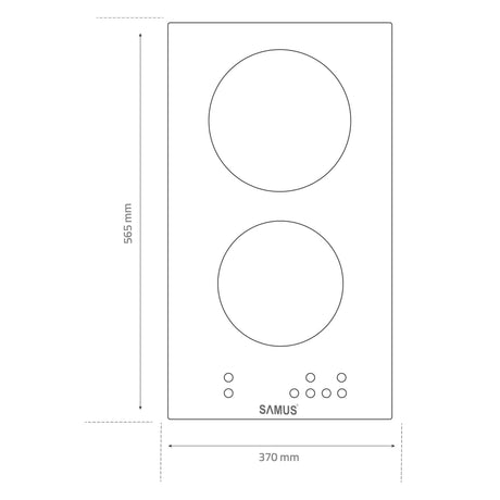 Samus Plita electrica Plită Electrică Samus PSI-32BMG6 | 3500W, 30cm, Digital, Touch