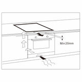 Samus Plita electrica Plită Electrică Samus PSVE-64BG10 | 6800W, 60cm, Touch, Timer