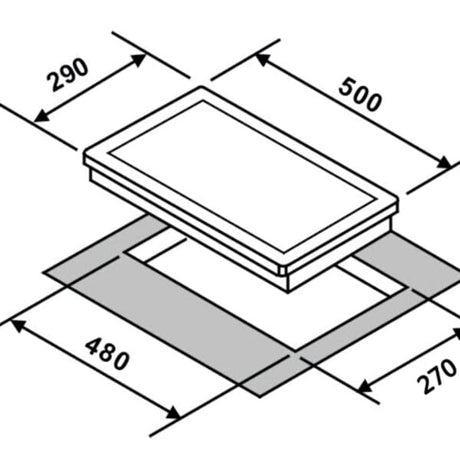 Samus Plita incorporabila Plită Incorporabilă Samus PSG-32SX | 5.7kg, Inox