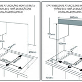 Samus Plita incorporabila Plită Incorporabilă Samus PSG-63SX1 | 9.8kg, 58cm, Gri
