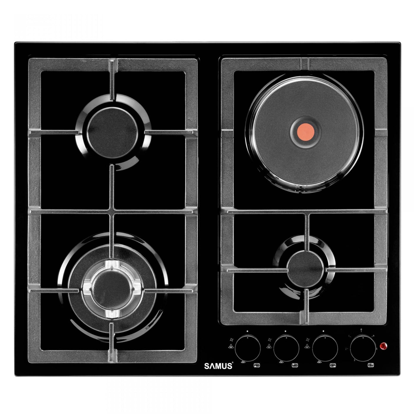 Samus Plita incorporabila Plită Incorporabilă Samus PSGE-63SB1 | 60cm, Negru