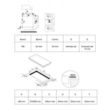Samus Plita incorporabila Plită Incorporabilă Samus PSVE-32BG3 | 3000W, 4.4kg, 30cm, Digital, Touch
