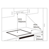 Samus Plita incorporabila Plită Incorporabilă Samus PSVE-64BMG4 | 6000W, 60cm