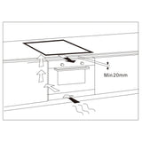 Samus Plita incorporabila Plită Incorporabilă Samus PSVE-64BMG4 | 6000W, 60cm