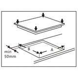 Samus Plita incorporabila Plită Incorporabilă Samus PSVE-64BMG4 | 6000W, 60cm