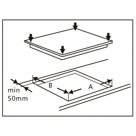 Samus Plita incorporabila Plită Incorporabilă Samus PSVE-64BMG4 | 6000W, 60cm