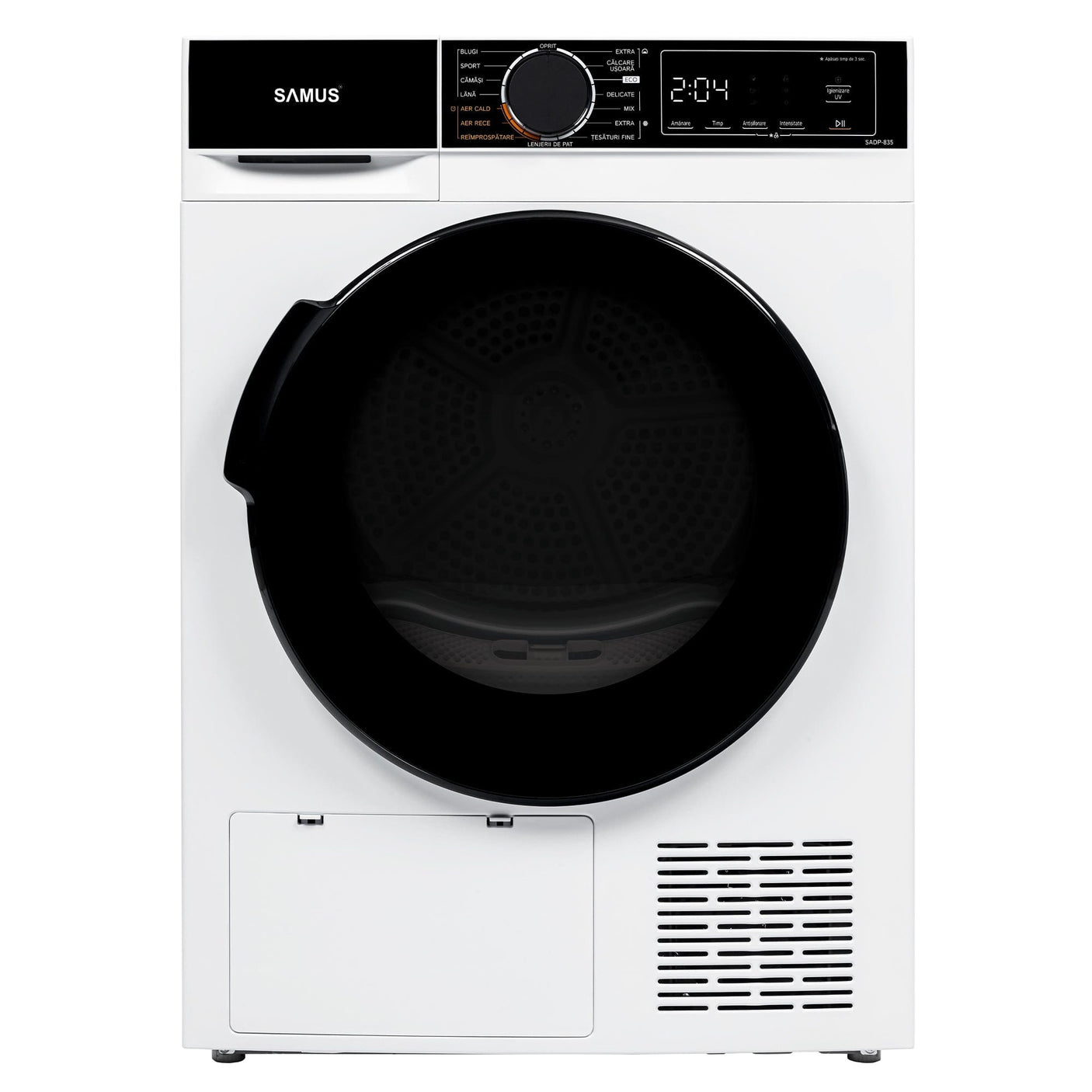 Samus Uscator de rufe Uscător de Rufe Samus SADP-835 | 8kg, 15 programe, Roșu