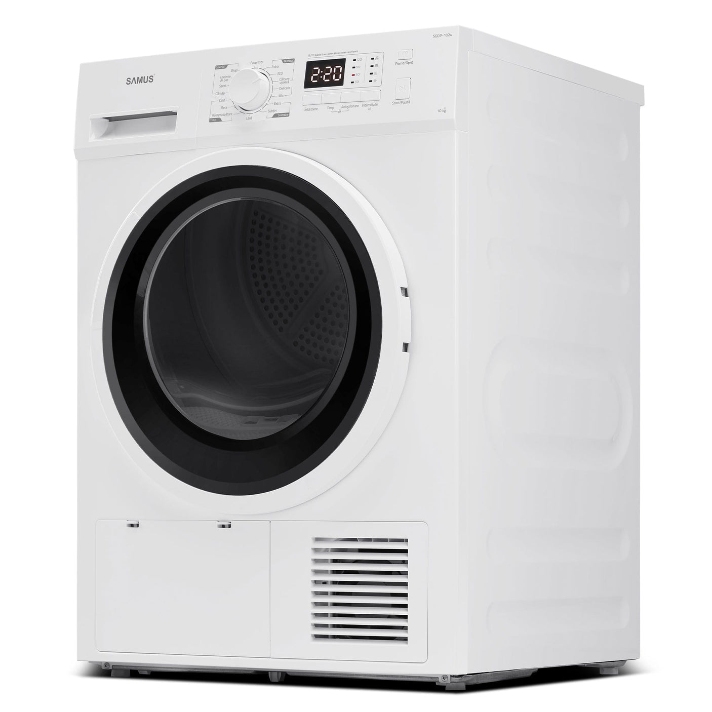 Samus Uscator de rufe Uscător de Rufe Samus SGDP-1024 | 10kg, 16 programe, Roșu