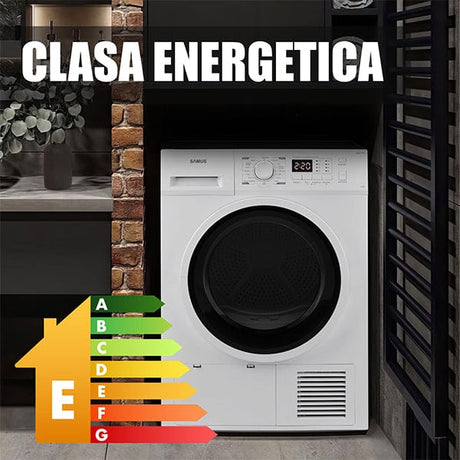 Samus Uscator de rufe Uscător de Rufe Samus SGDP-824 | 8kg, 16 programe, Roșu