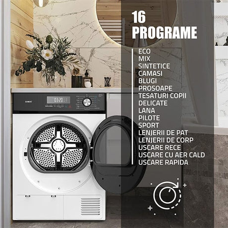 Samus Uscator de rufe Uscător de Rufe Samus SWDP-816 | 8kg, 15 programe