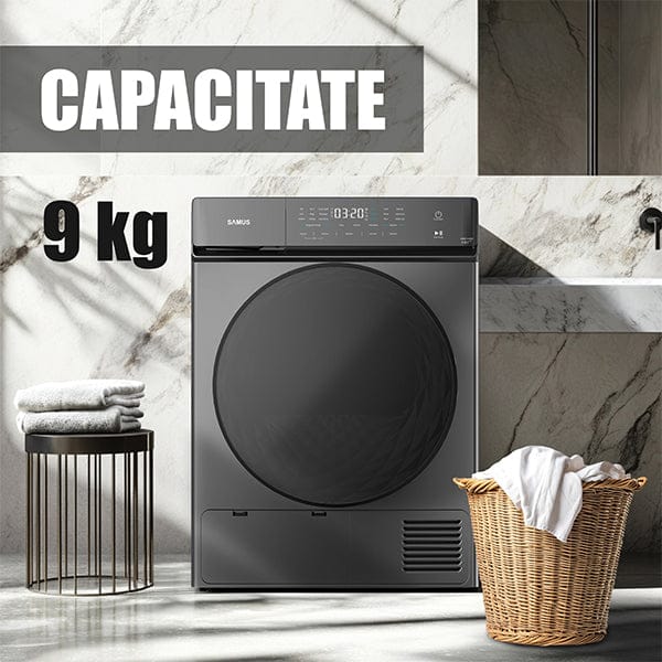 Samus Uscator de rufe Uscător de Rufe Samus SWDP-919DS | 9kg, 15 programe, Roșu