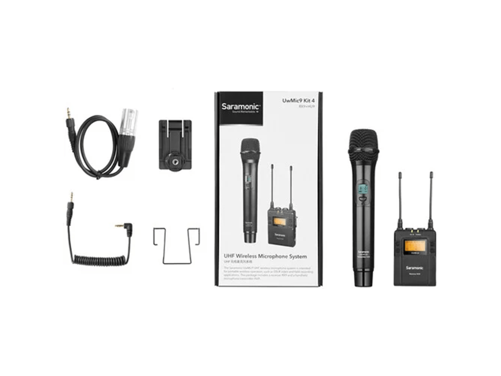 Saramonic Microfon profesional Microfon Saramonic UWMIC9 KIT4 | Negru, Wireless