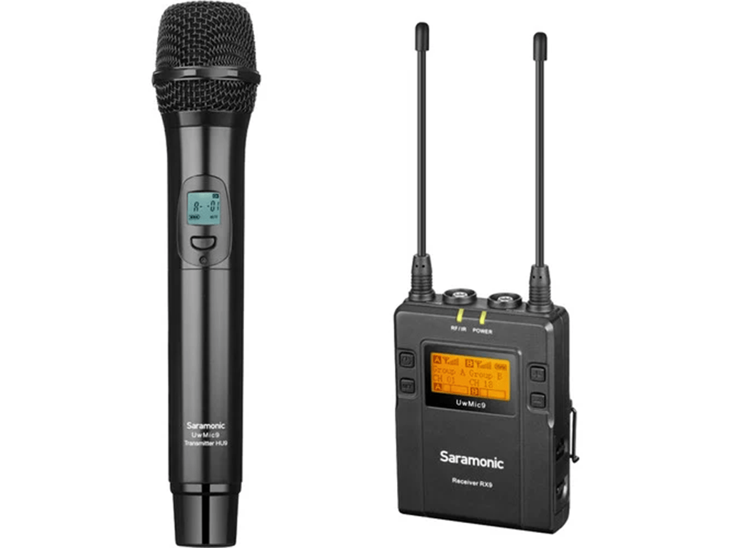 Saramonic Microfon profesional Microfon Saramonic UWMIC9 KIT4 | Negru, Wireless