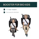 Scaun Auto Chicco Fold&go I-size Isofix, Ever Green (verde), 100-150cm, 3-12ani