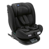 Scaun Auto Rotativ Chicco Unico Evo I-size, Black (negru), de la Nastere Pana la 12 Ani (40-150 Cm)