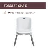 Scaun de Masa Chicco Evolutiv 3 în 1 Polly Zest, Moon Grey (gri), 6luni+