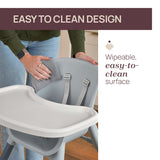 Scaun de Masa Chicco Evolutiv 3 în 1 Polly Zest, Moon Grey (gri), 6luni+