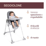 Scaun de Masa Chicco Polly Armonia Carrara, 0luni+