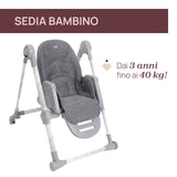Scaun de Masa Chicco Polly Armonia Carrara, 0luni+