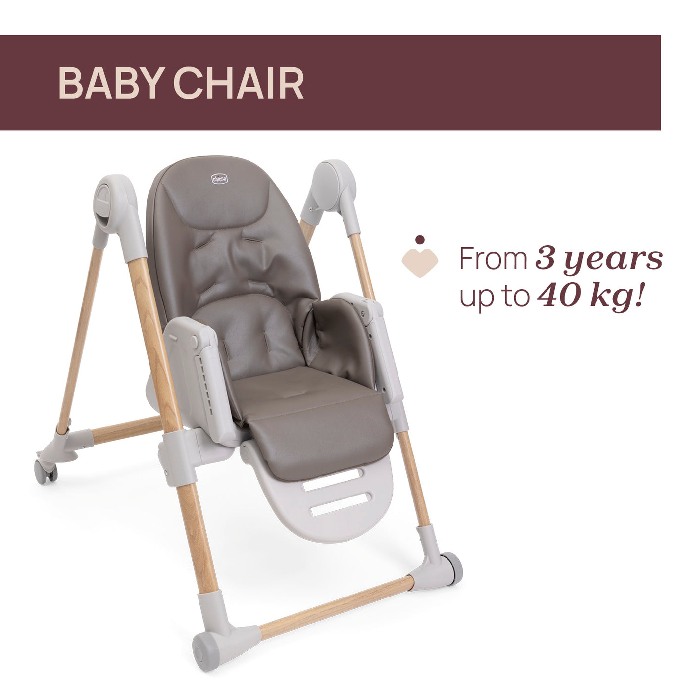 Scaun de Masa Chicco Polly Armonia Scandinavian, 0luni+