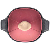 Oala Patrata NeoKlein SCS22-Red | 22 cm, Cu Capac, Antiaderent, Rosu