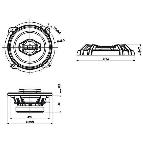 Sencor Boxe auto Boxe Auto Sencor S-SCSBX1002 | 60W, 4"