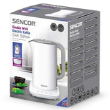 Sencor Fierbator Fierbător Sencor S-SWK1591WH | 2150W, 1.5L, Inox, LED