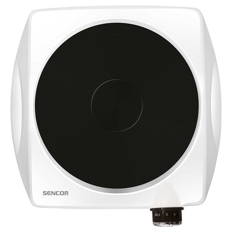 Sencor Plita electrica Plită Electrică Sencor S-SCP1503WH | 1500W, 2.3kg, Alb, Portabil