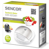 Sencor Sandwich maker Sandwich Maker Sencor S-SSM4310WH | 700W, 1.2kg, 75cm, 240V, Inox