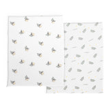 Set Lenjerie din Fibra Bambus pentru Chicco Baby Hug, Greenery, 0 Luni+