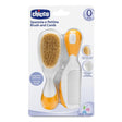 Chicco Îngrijire bebe Set Pieptan si Perie Chicco 06569-7 | Par Natural, Orange