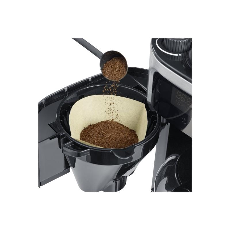 Severin Cafetieră Severin KA 4814, inox/negru, design modern, ușor de utilizat