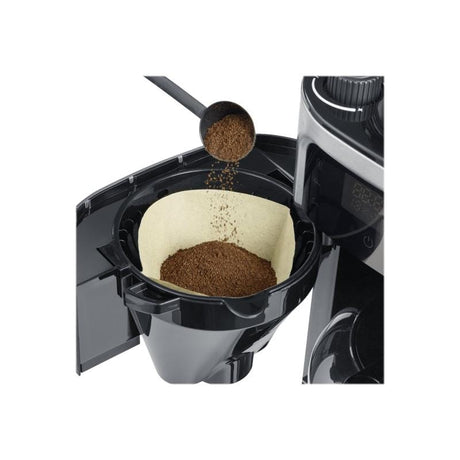 Severin Cafetieră Severin KA 4814, inox/negru, design modern, ușor de utilizat