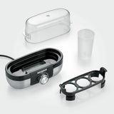 Severin Fierbător de ouă Severin EK 3163, 3 ouă, inox/negru, compact pentru casă și birou