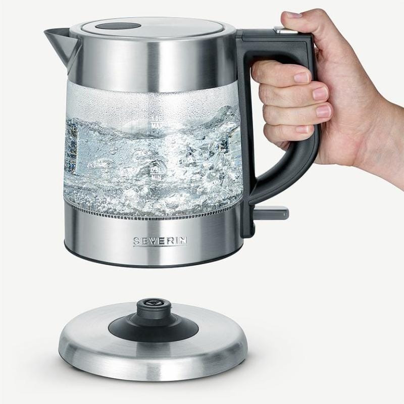 Severin Fierbător electric Severin WK 3468, 1 L, sticlă și inox, design modern