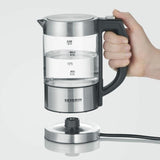 Severin Fierbător electric Severin WK 3458, sticlă, 0,5 L, format mini, compact pentru ceai și cafea