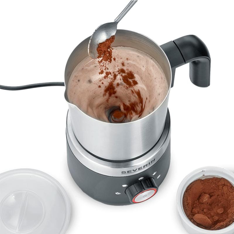 Severin Spumator de lapte Severin SM 3588, inox, pentru cappuccino, latte macchiato si ciocolata calda