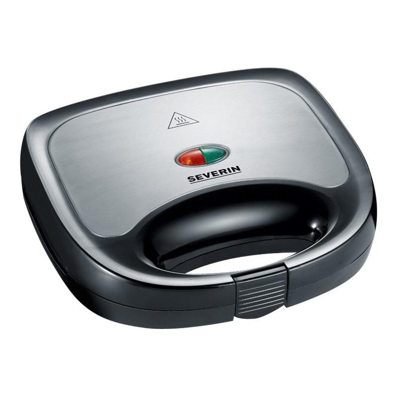 Severin Aparat de făcut sandvișuri Severin SA 2969, inox/negru, compact, pentru sandvișuri calde uniforme