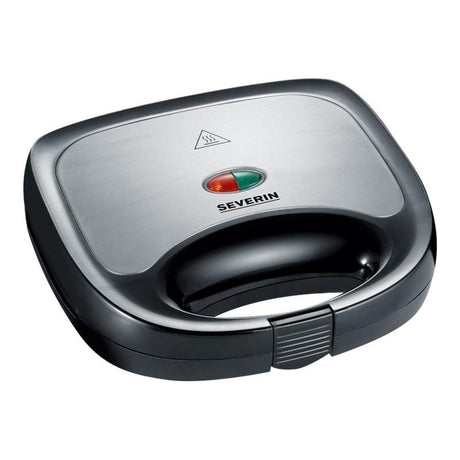 Severin Aparat de făcut sandvișuri Severin SA 2969, inox/negru, compact, pentru sandvișuri calde uniforme