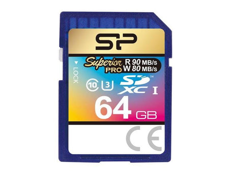 Silicon power Card de memorie Card de Memorie Silicon power SP064GBSDXCU3V10 | 64GB, 4G