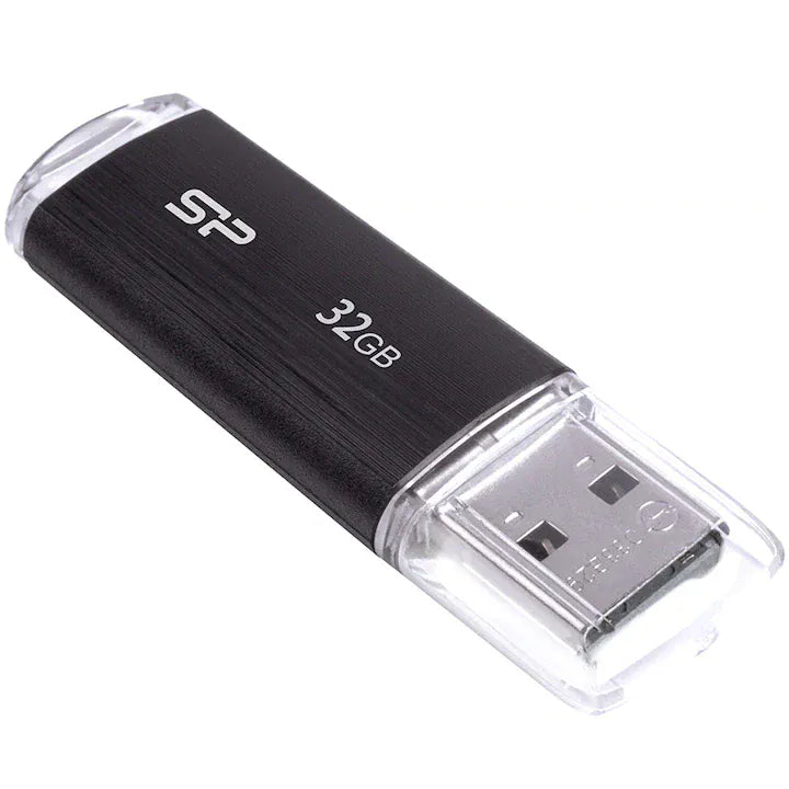 Silicon power Memorie USB Memorie USB Silicon power SP032GBUF2U02V1K | 32GB, Negru, Portabil