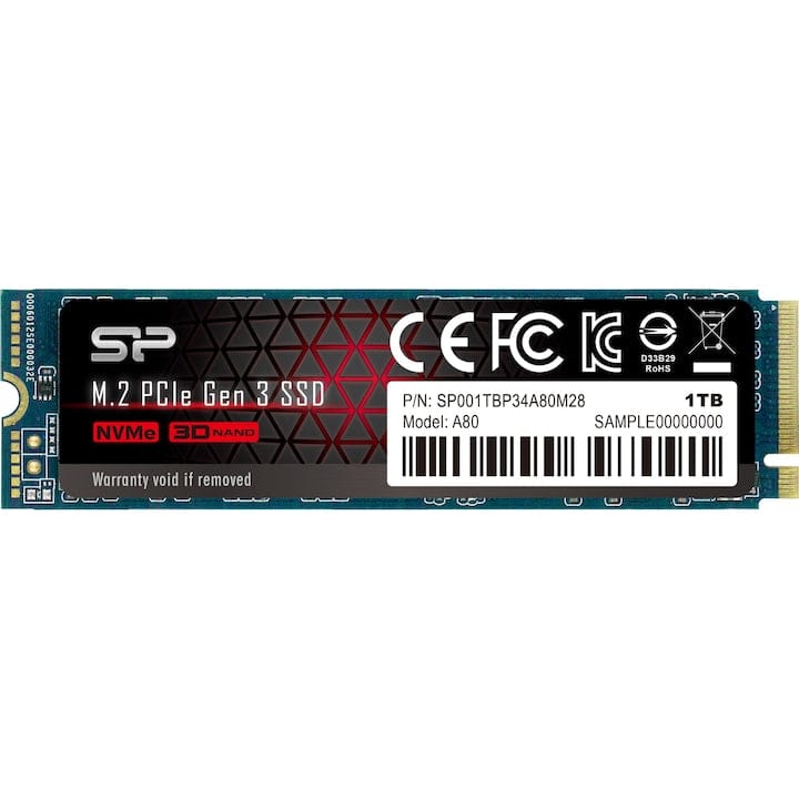 Silicon power SSD intern SSD Silicon power SP001TBP34A80M28 | 1TB, Gri