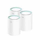 Sistem Mesh CUDY M1300/3-Pack | WiFi 5, 1200 Mbps, Dual-Band, 3 Unitati, Alb
