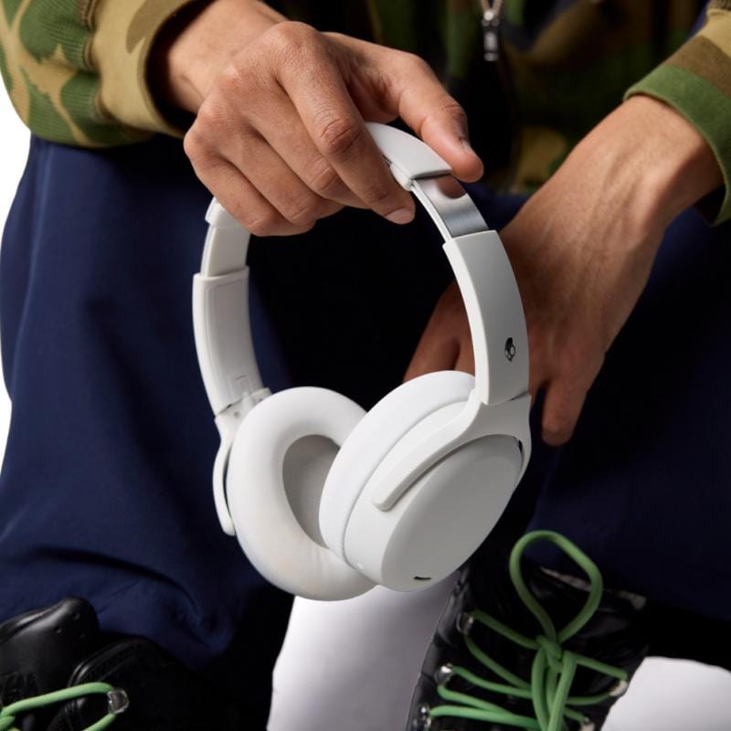 Skullcandy Căști Over-Ear Skullcandy Crusher ANC 2, Anulare Activă Zgomot, Control Bass, Alb (S6CAW-S951)